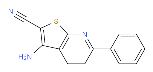 3-amino-6-phenylthieno[2,3-b]pyridine-2-carbonitrile