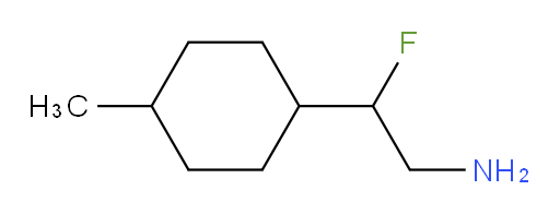 2-fluoro-2-(4-methylcyclohexyl)ethan-1-amine