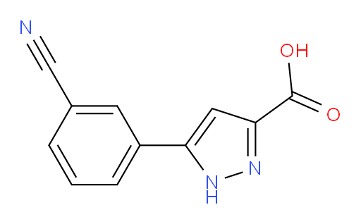 5-(3-cyanophenyl)-1H-pyrazole-3-carboxylic acid