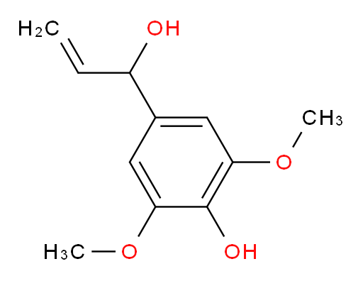 4-(1-hydroxyprop-2-en-1-yl)-2,6-dimethoxyphenol