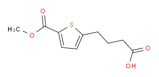 4-[5-(methoxycarbonyl)thiophen-2-yl]butanoic acid