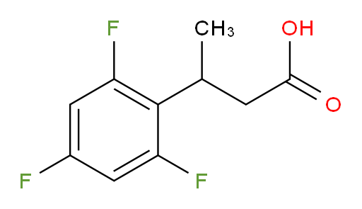 3-(2,4,6-trifluorophenyl)butanoic acid