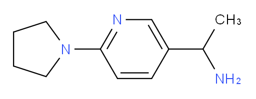 1-[6-(pyrrolidin-1-yl)pyridin-3-yl]ethan-1-amine