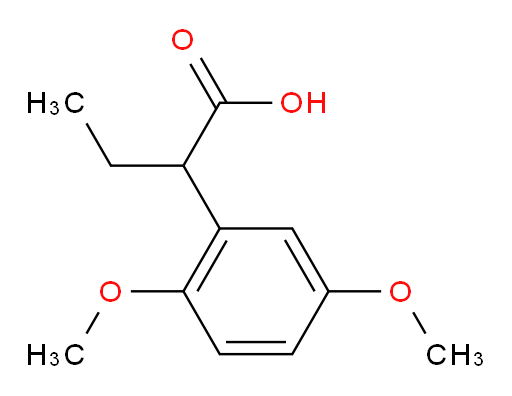 2-(2,5-dimethoxyphenyl)butanoic acid