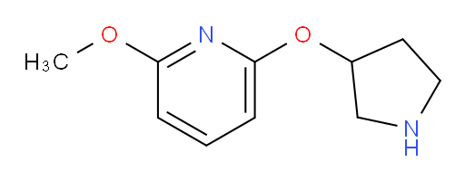 2-methoxy-6-(pyrrolidin-3-yloxy)pyridine