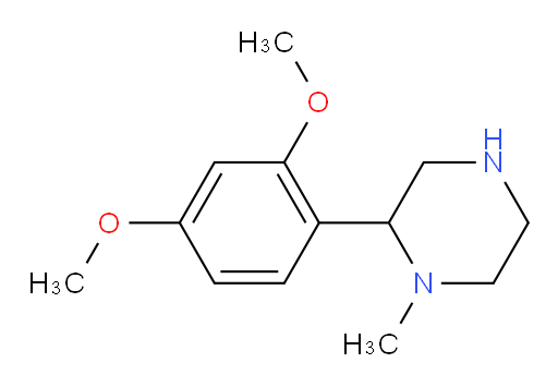 2-(2,4-dimethoxyphenyl)-1-methylpiperazine