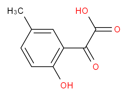 2-(2-hydroxy-5-methylphenyl)-2-oxoacetic acid