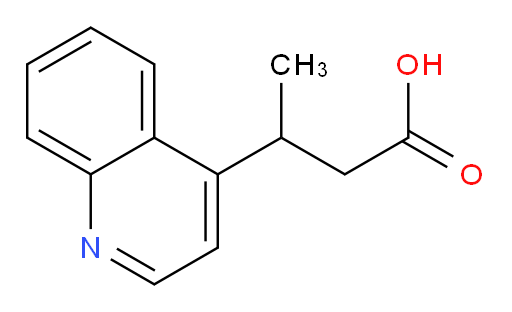 3-(quinolin-4-yl)butanoic acid