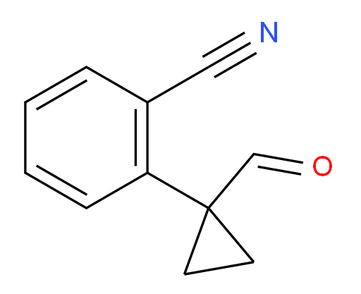 2-(1-formylcyclopropyl)benzonitrile