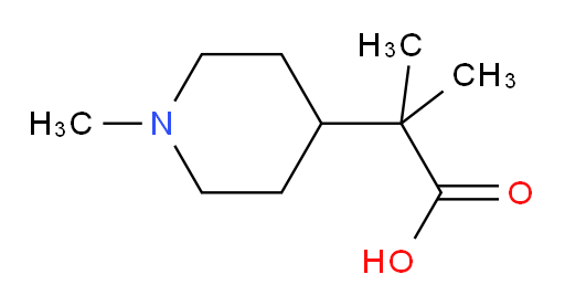 2-methyl-2-(1-methylpiperidin-4-yl)propanoic acid