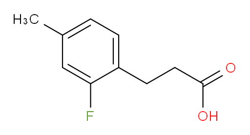 3-(2-fluoro-4-methylphenyl)propanoic acid