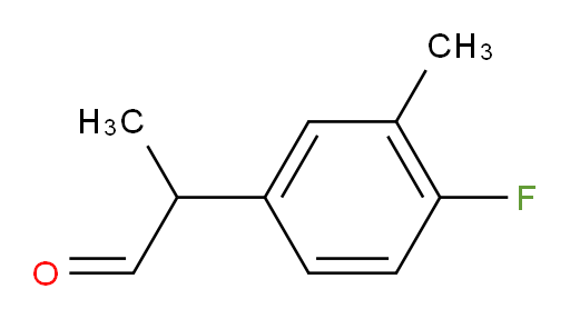 2-(4-fluoro-3-methylphenyl)propanal