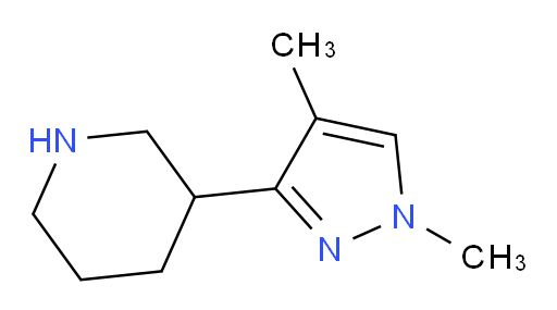 3-(1,4-dimethyl-1H-pyrazol-3-yl)piperidine