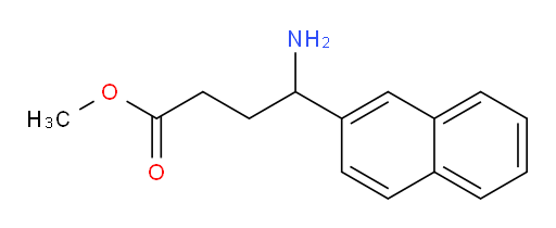 methyl 4-amino-4-(naphthalen-2-yl)butanoate