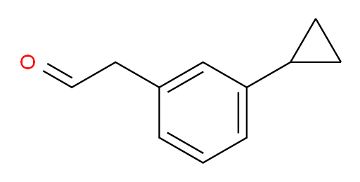 2-(3-cyclopropylphenyl)acetaldehyde
