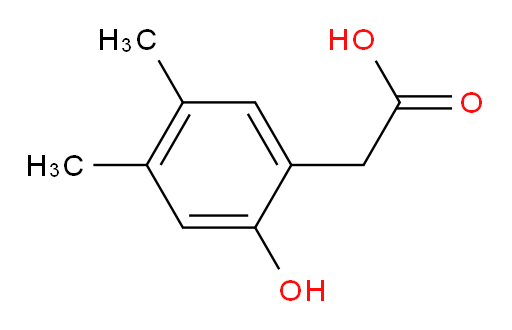 2-(2-hydroxy-4,5-dimethylphenyl)acetic acid