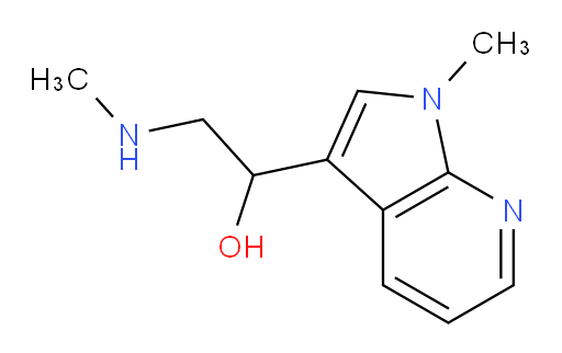 1-{1-methyl-1H-pyrrolo[2,3-b]pyridin-3-yl}-2-(methylamino)ethan-1-ol