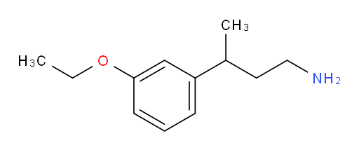 3-(3-ethoxyphenyl)butan-1-amine