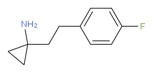 1-[2-(4-fluorophenyl)ethyl]cyclopropan-1-amine