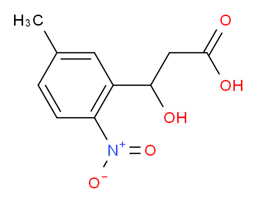 3-hydroxy-3-(5-methyl-2-nitrophenyl)propanoic acid