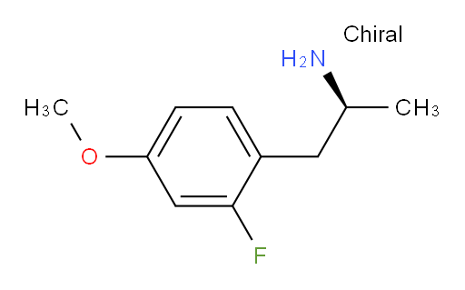 (2S)-1-(2-fluoro-4-methoxyphenyl)propan-2-amine