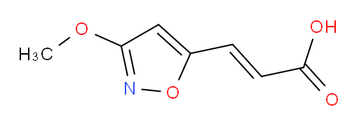 3-(3-methoxy-1,2-oxazol-5-yl)prop-2-enoic acid