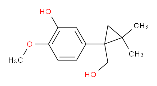 5-[1-(hydroxymethyl)-2,2-dimethylcyclopropyl]-2-methoxyphenol