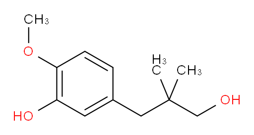 5-(3-hydroxy-2,2-dimethylpropyl)-2-methoxyphenol