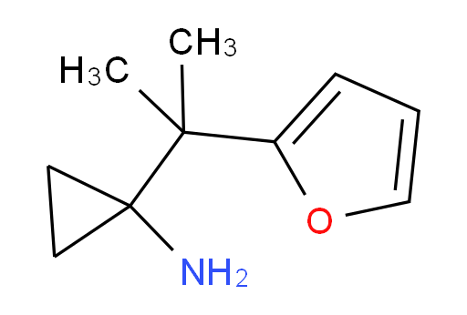 1-[2-(furan-2-yl)propan-2-yl]cyclopropan-1-amine