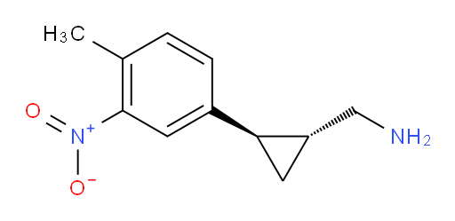 rac-[(1R,2R)-2-(4-methyl-3-nitrophenyl)cyclopropyl]methanamine