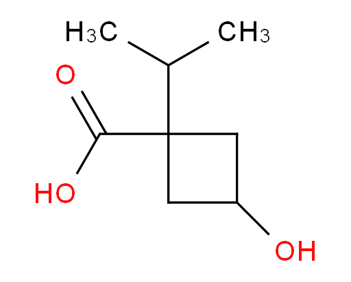 3-hydroxy-1-(propan-2-yl)cyclobutane-1-carboxylic acid