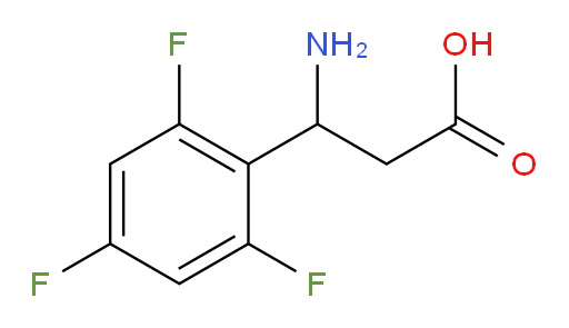 3-amino-3-(2,4,6-trifluorophenyl)propanoic acid