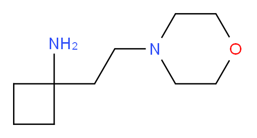 1-[2-(morpholin-4-yl)ethyl]cyclobutan-1-amine
