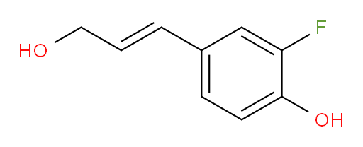 2-fluoro-4-(3-hydroxyprop-1-en-1-yl)phenol