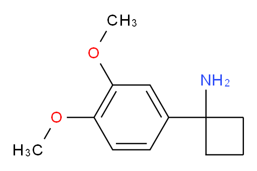 1-(3,4-dimethoxyphenyl)cyclobutan-1-amine