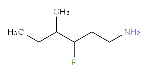 3-fluoro-4-methylhexan-1-amine