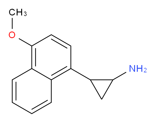 2-(4-methoxynaphthalen-1-yl)cyclopropan-1-amine