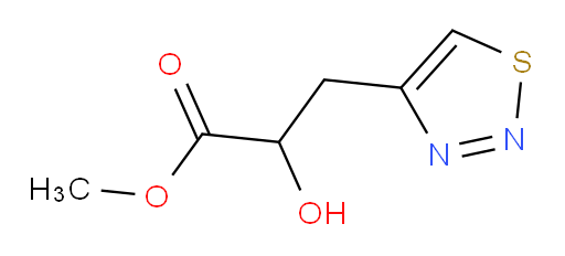 methyl 2-hydroxy-3-(1,2,3-thiadiazol-4-yl)propanoate