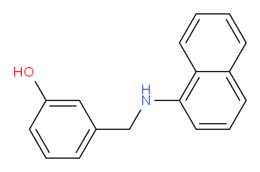 3-{[(naphthalen-1-yl)amino]methyl}phenol