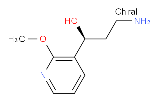 (1S)-3-amino-1-(2-methoxypyridin-3-yl)propan-1-ol