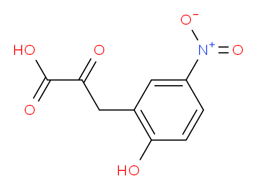 3-(2-hydroxy-5-nitrophenyl)-2-oxopropanoic acid