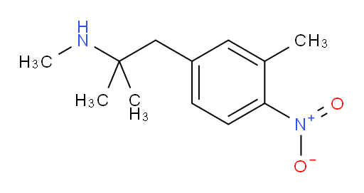 methyl[2-methyl-1-(3-methyl-4-nitrophenyl)propan-2-yl]amine