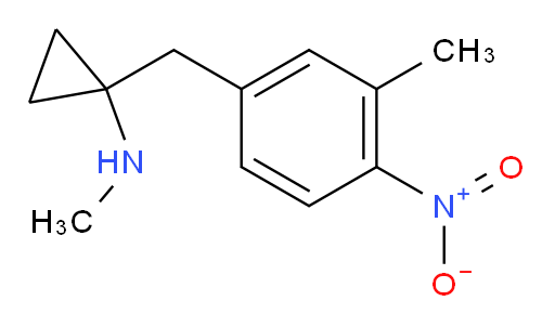 N-methyl-1-[(3-methyl-4-nitrophenyl)methyl]cyclopropan-1-amine