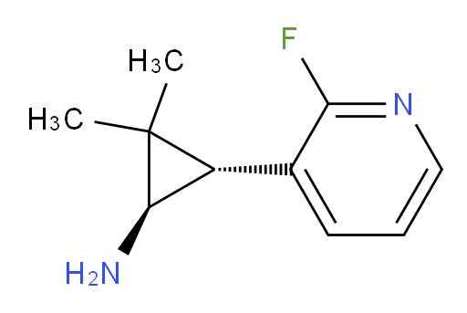 rac-(1R,3R)-3-(2-fluoropyridin-3-yl)-2,2-dimethylcyclopropan-1-amine