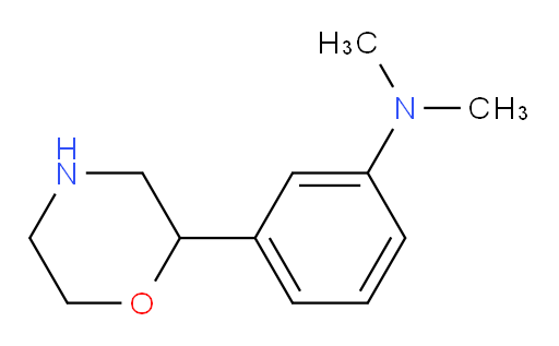 N,N-dimethyl-3-(morpholin-2-yl)aniline
