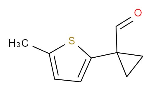 1-(5-methylthiophen-2-yl)cyclopropane-1-carbaldehyde