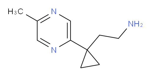 2-[1-(5-methylpyrazin-2-yl)cyclopropyl]ethan-1-amine