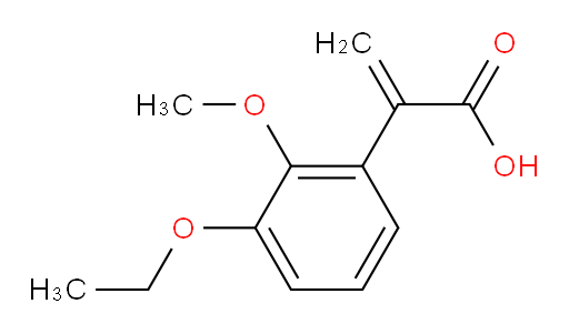 2-(3-ethoxy-2-methoxyphenyl)prop-2-enoic acid