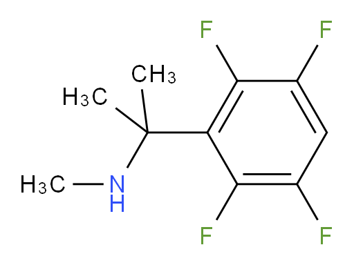 methyl[2-(2,3,5,6-tetrafluorophenyl)propan-2-yl]amine