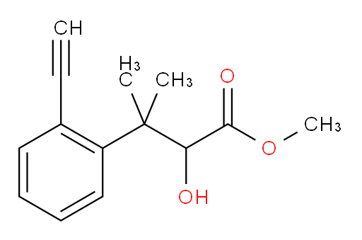 methyl 3-(2-ethynylphenyl)-2-hydroxy-3-methylbutanoate